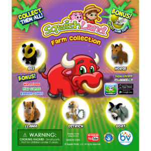 SqwishLand Farm Double-Sided Printed Display (6" x 5")