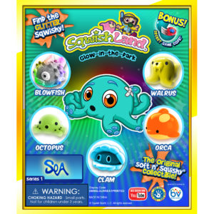 SqwishLand Glow Sea Double-Sided Printed Display (6" x 5")