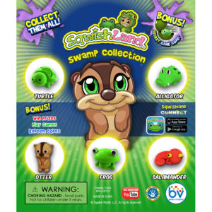 SqwishLand Swamp Double-Sided Printed Display (6" x 5")