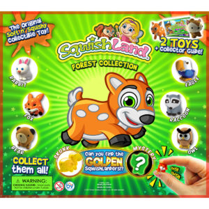 SqwishLand Premium Forest - Double-Sided Printed Display (8" x 9")