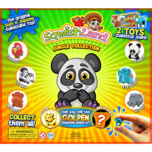 SqwishLand Premium Jungle - Double-Sided Printed Display (8" x 9")