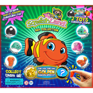 SqwishLand Premium Sea - Double-Sided Printed Display (8" x 9")