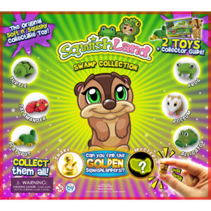 SqwishLand Premium Swamp - Double-Sided Printed Display (8" x 9")