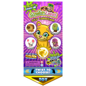 SqwishLand Premium City - Tubz Tower Display (3.125" x 6.75")