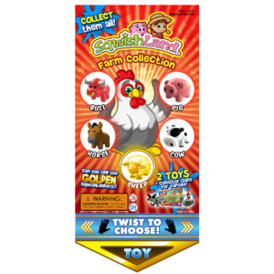 SqwishLand Premium Farm - Tubz Tower Display (3.125" x 6.75")