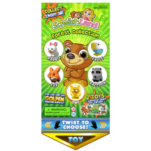 SqwishLand Premium Forest - Tubz Tower Display (3.125" x 6.75")