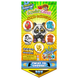 SqwishLand Premium Jungle - Tubz Tower Display (3.125" x 6.75")