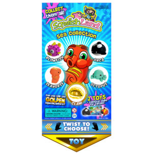 SqwishLand Premium Sea - Tubz Tower Display (3.125" x 6.75")