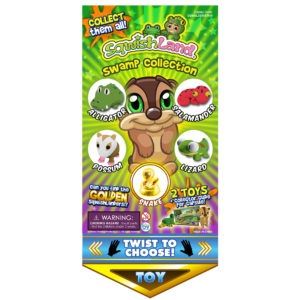 SqwishLand Premium Swamp - Tubz Tower Display (3.125" x 6.75")