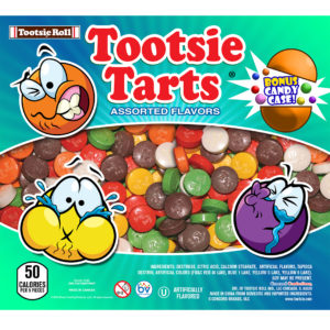 Tootsie Tarts – 2″ Candy Printed Display (8″ x 9″)