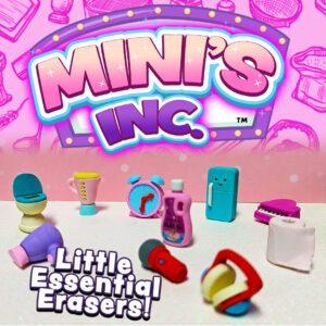 2" Mini's Inc: Little Essential Erasers (250 pcs)