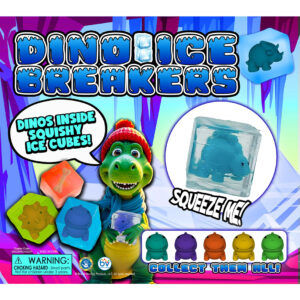 Dino Ice Breakers Double-Sided Printed Display  (8" x 9")