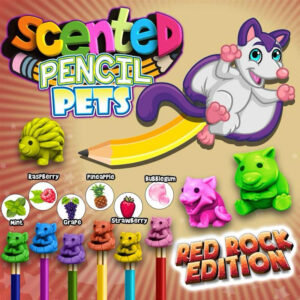 1" Scented Pencil Pets: Red Rock Edition (250 pcs)